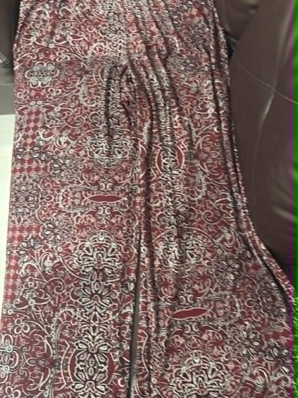 WIDE-LEG SLIDE UP PANTS
